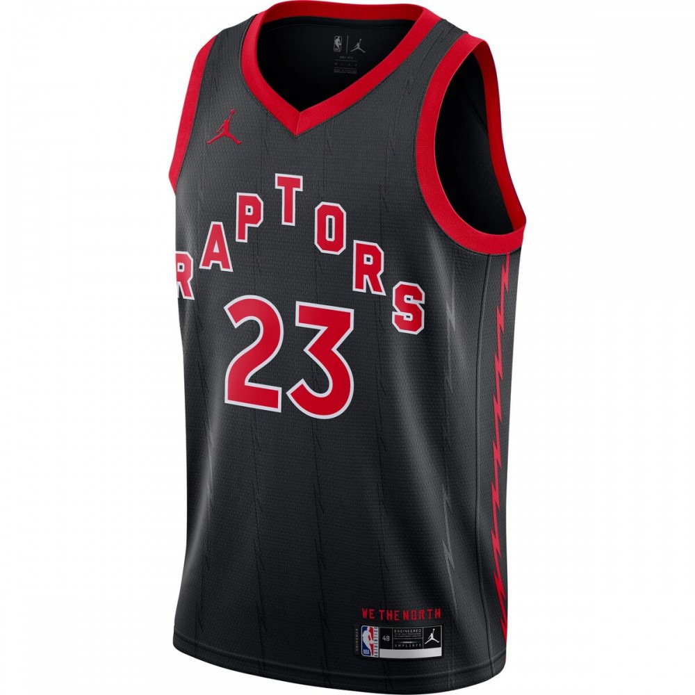 Fred VanVleet Toronto Raptors Jordan Brand 2020/21 Swingman Jersey - Statement Edition - Black-Pro Kit Vault | Brand New 26/27 Sports Jerseys